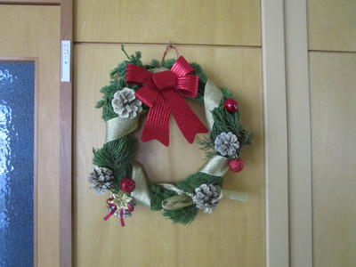 環境委員会製作クリスマスリース