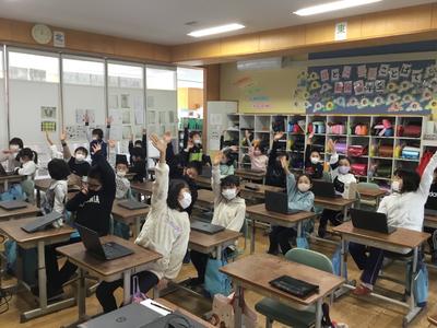 元気いっぱいの3年生